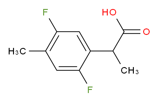 2-(2,5-difluoro-4-methylphenyl)propanoic acid