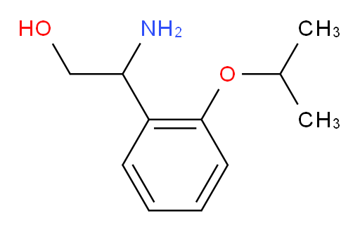 2-amino-2-[2-(propan-2-yloxy)phenyl]ethan-1-ol