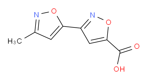 3-(3-methyl-1,2-oxazol-5-yl)-1,2-oxazole-5-carboxylic acid