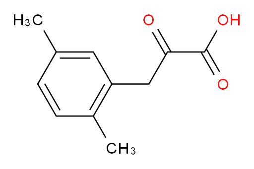 3-(2,5-dimethylphenyl)-2-oxopropanoic acid