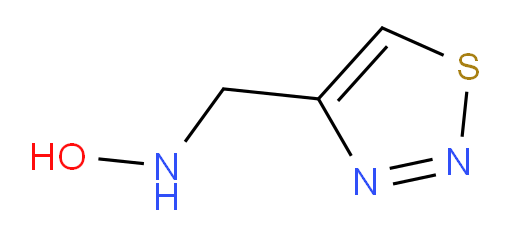 N-[(1,2,3-thiadiazol-4-yl)methyl]hydroxylamine
