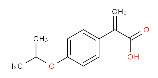 2-[4-(propan-2-yloxy)phenyl]prop-2-enoic acid