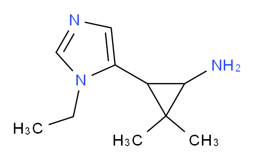 3-(1-ethyl-1H-imidazol-5-yl)-2,2-dimethylcyclopropan-1-amine