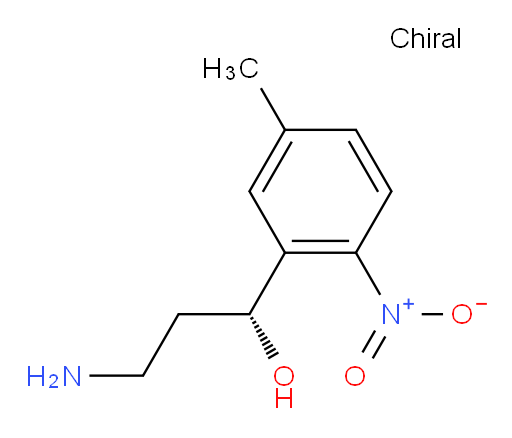 (1R)-3-amino-1-(5-methyl-2-nitrophenyl)propan-1-ol