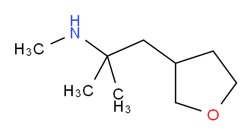 methyl[2-methyl-1-(oxolan-3-yl)propan-2-yl]amine