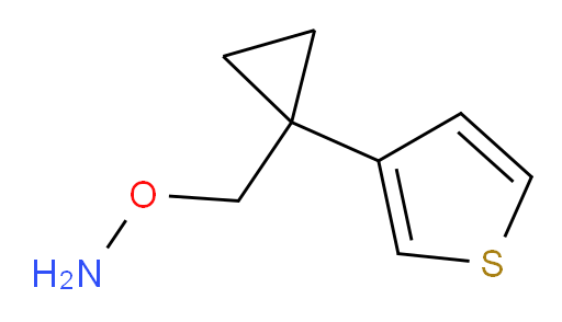 O-{[1-(thiophen-3-yl)cyclopropyl]methyl}hydroxylamine