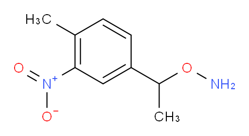 O-[1-(4-methyl-3-nitrophenyl)ethyl]hydroxylamine