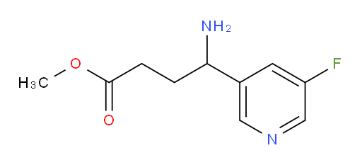 methyl 4-amino-4-(5-fluoropyridin-3-yl)butanoate