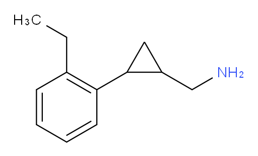 [2-(2-ethylphenyl)cyclopropyl]methanamine