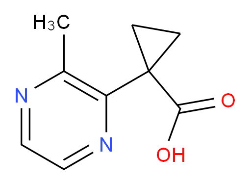 1-(3-methylpyrazin-2-yl)cyclopropane-1-carboxylic acid