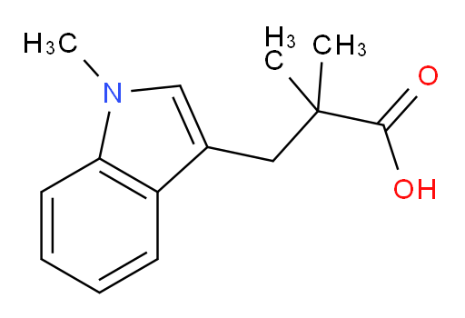 2,2-dimethyl-3-(1-methyl-1H-indol-3-yl)propanoic acid