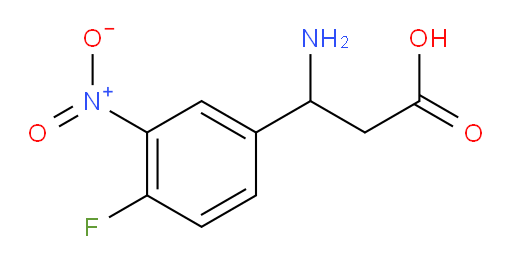3-amino-3-(4-fluoro-3-nitrophenyl)propanoic acid