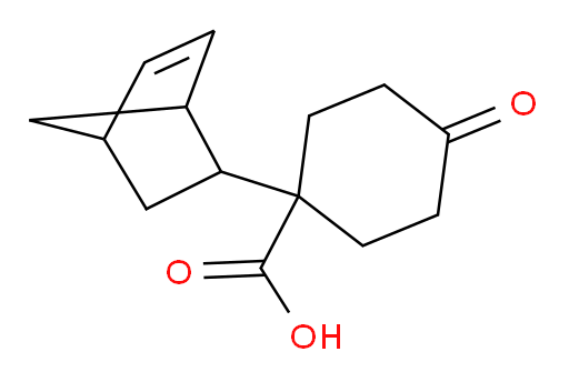 1-{bicyclo[2.2.1]hept-5-en-2-yl}-4-oxocyclohexane-1-carboxylic acid