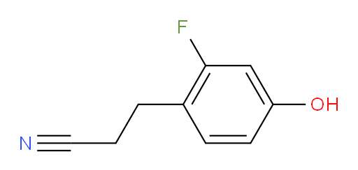 3-(2-fluoro-4-hydroxyphenyl)propanenitrile