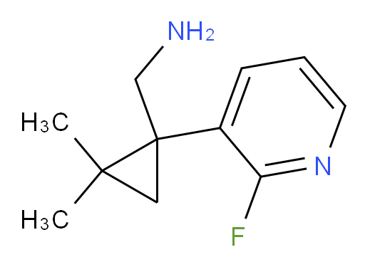 [1-(2-fluoropyridin-3-yl)-2,2-dimethylcyclopropyl]methanamine