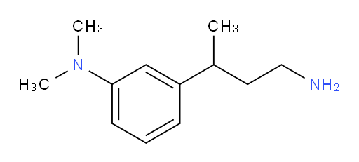 3-(4-aminobutan-2-yl)-N,N-dimethylaniline