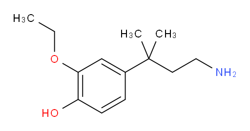 4-(4-amino-2-methylbutan-2-yl)-2-ethoxyphenol