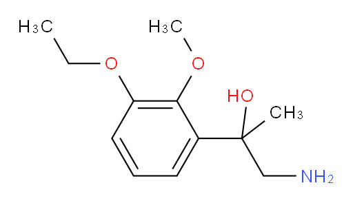 1-amino-2-(3-ethoxy-2-methoxyphenyl)propan-2-ol