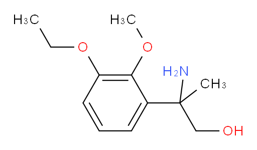 2-amino-2-(3-ethoxy-2-methoxyphenyl)propan-1-ol