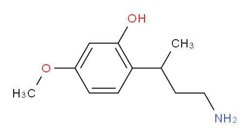 2-(4-aminobutan-2-yl)-5-methoxyphenol