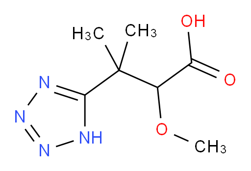 2-methoxy-3-methyl-3-(1H-1,2,3,4-tetrazol-5-yl)butanoic acid