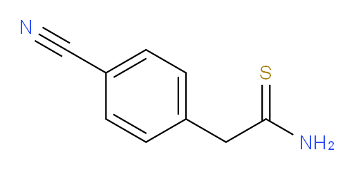 2-(4-cyanophenyl)ethanethioamide