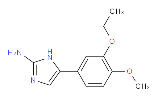 5-(3-ethoxy-4-methoxyphenyl)-1H-imidazol-2-amine