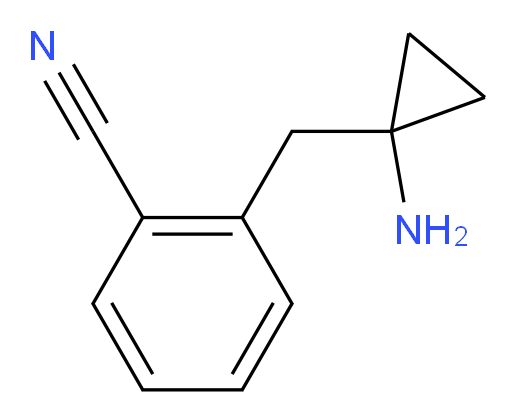 2-[(1-aminocyclopropyl)methyl]benzonitrile