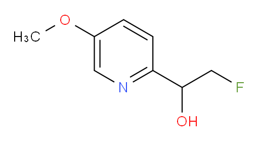 2-fluoro-1-(5-methoxypyridin-2-yl)ethan-1-ol