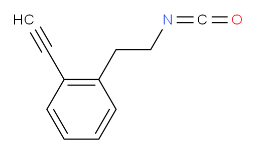 1-ethynyl-2-(2-isocyanatoethyl)benzene