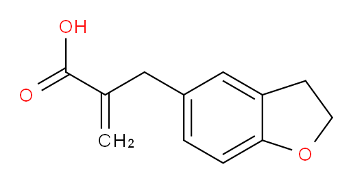 2-[(2,3-dihydro-1-benzofuran-5-yl)methyl]prop-2-enoic acid