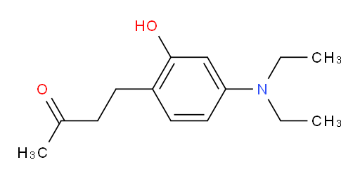 4-[4-(diethylamino)-2-hydroxyphenyl]butan-2-one