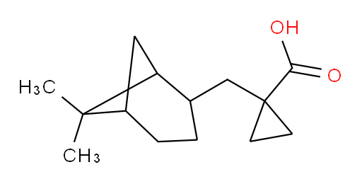 1-({6,6-dimethylbicyclo[3.1.1]heptan-2-yl}methyl)cyclopropane-1-carboxylic acid