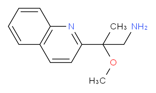 2-methoxy-2-(quinolin-2-yl)propan-1-amine