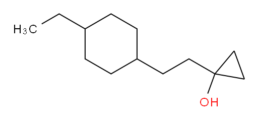 1-[2-(4-ethylcyclohexyl)ethyl]cyclopropan-1-ol