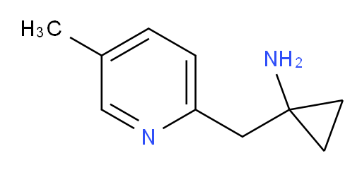 1-[(5-methylpyridin-2-yl)methyl]cyclopropan-1-amine