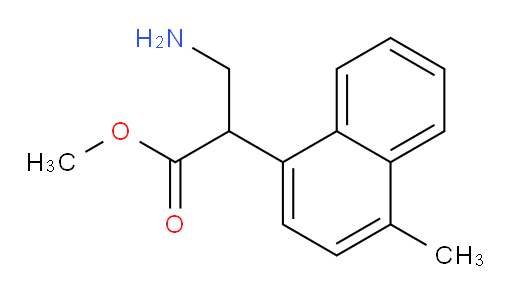 methyl 3-amino-2-(4-methylnaphthalen-1-yl)propanoate