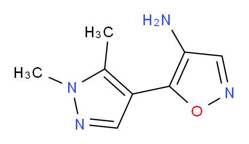 5-(1,5-dimethyl-1H-pyrazol-4-yl)-1,2-oxazol-4-amine