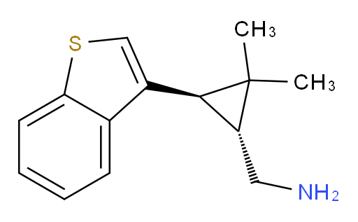 rac-[(1R,3R)-3-(1-benzothiophen-3-yl)-2,2-dimethylcyclopropyl]methanamine