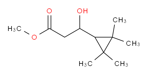 methyl 3-hydroxy-3-(2,2,3,3-tetramethylcyclopropyl)propanoate