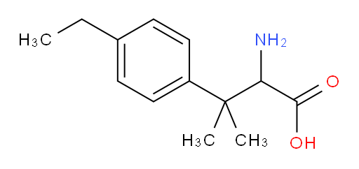 2-amino-3-(4-ethylphenyl)-3-methylbutanoic acid