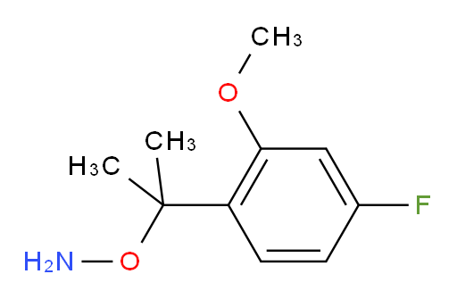 O-[2-(4-fluoro-2-methoxyphenyl)propan-2-yl]hydroxylamine