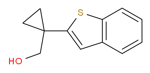 [1-(1-benzothiophen-2-yl)cyclopropyl]methanol