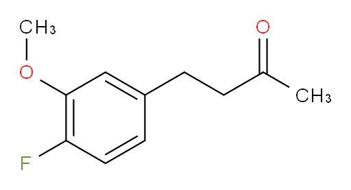 4-(4-fluoro-3-methoxyphenyl)butan-2-one