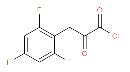 2-oxo-3-(2,4,6-trifluorophenyl)propanoic acid