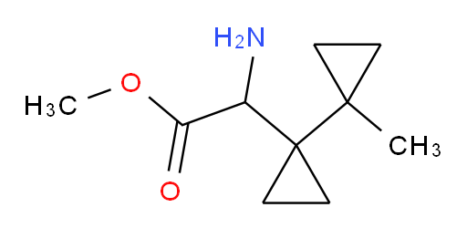 methyl 2-amino-2-[1-(1-methylcyclopropyl)cyclopropyl]acetate