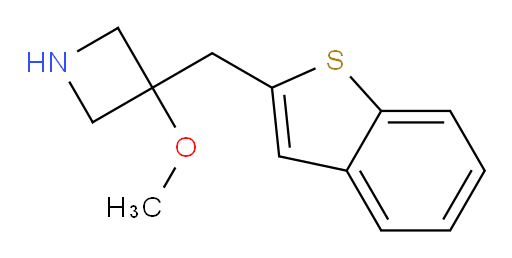 3-[(1-benzothiophen-2-yl)methyl]-3-methoxyazetidine