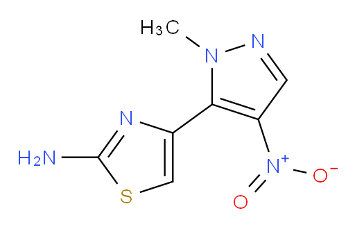4-(1-methyl-4-nitro-1H-pyrazol-5-yl)-1,3-thiazol-2-amine