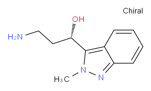 (1S)-3-amino-1-(2-methyl-2H-indazol-3-yl)propan-1-ol