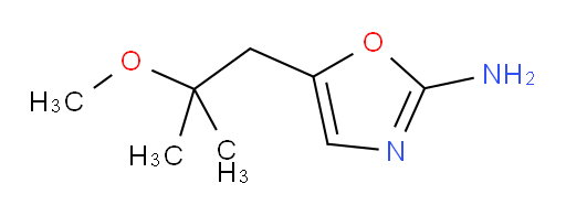 5-(2-methoxy-2-methylpropyl)-1,3-oxazol-2-amine